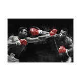 Tableau Tyson vs Ali, toile de première qualité