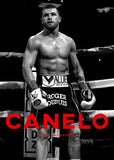 Tableau Canelo Alvarez (Noir et Blanc) toile canvas