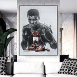 Tableau boxe Mohamed Ali jeune