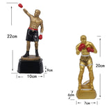 Trophée boxe dimensions