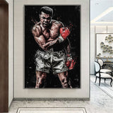 Tableau boxe Cassius Clay