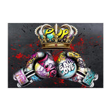 Tableau boxe 2023, toile uniquement