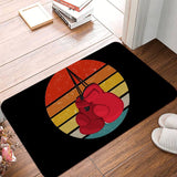 Tapis boxe gants de boxe