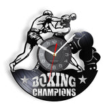 Décoration boxe <br> Horloges lumineuses boxe