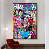 Tableau Street Art Mohamed Ali