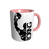 tasse boxe couleur rose