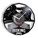 Décoration boxe <br> Horloges lumineuses boxe