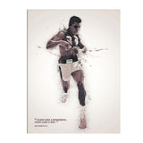 Tableau Mohamed Ali, vierge