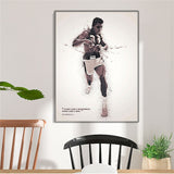 Tableau Mohamed Ali, affiché dans Hall