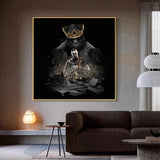 Tableau King Conor McGregor, peinture sur toile stupéfiante