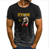 T shirt boxe Mike Tyson (couleur gris)