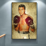 Tableau boxe vintage