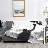 Couverture Rocky Balboa Philadelphia (canapé)