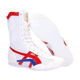 Chaussures boxe anglaise (2023, montante, blanche)