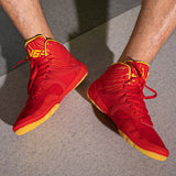 Chaussure de boxe anglaise 2023, en cours d'utilisation