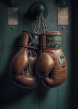 tableau gants de boxe vintage (toile)