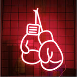 Décoration boxe <br> Gants de boxe lumineux