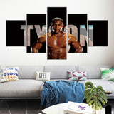 Tableau boxe Mike TYSON avec écriture TYSON