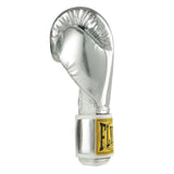 Gants de boxe argent vue de coté