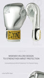 Gants de boxe argent triple couches