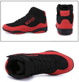 chaussures de boxe Boxer, très légère, vue de coté