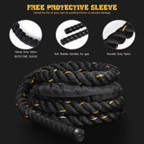 Corde à sauter lourde, matériaux, finitions de qualité