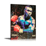 Tableau boxe Mike Tyson vue en perspective