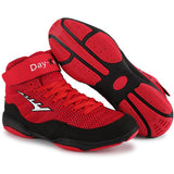 Chaussures de boxe basse, collection WARRIOR rouge