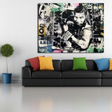 tableau boxe Mike Tyson décoration originale