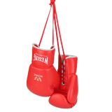Gants de boxe suspendus