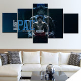 Tableau boxe MANNY PACQUIAO champion du monde en 6 catégories de poids, affiché dans grand salon