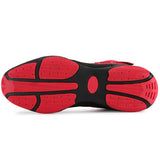 Chaussures de boxe basse, collection WARRIOR rouge, vue de la semelle extérieure