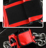 Casque de boxe rouge détails sécurité max