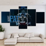 Tableau boxe MANNY PACQUIAO champion du monde en 6 catégories de poids, affiché dans splendide hall