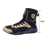 chaussure de boxe anglaise, chaussure mi haute, collection Elite, hauteur 18cm