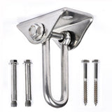 support fixation plafond sac de frappe, crochet droit et long