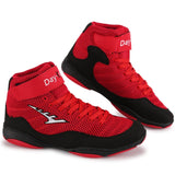 Chaussures de boxe basse, collection WARRIOR rouge