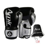 Gants de boxe AMIR KHAN (Noir et argent)