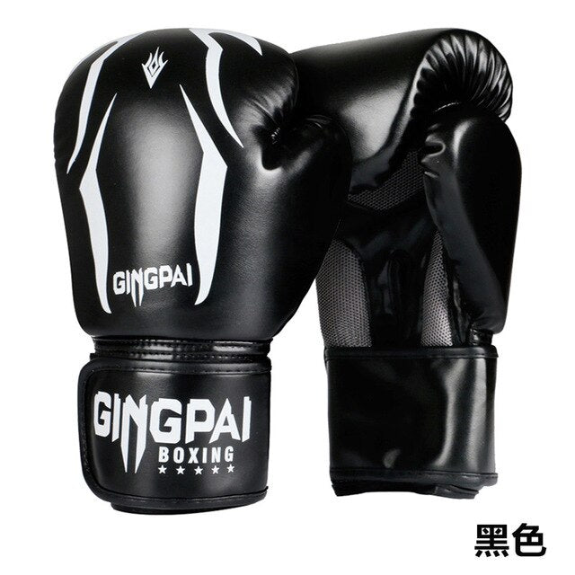 Gants de boxe NOIR (Gingpai)