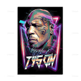 Tableau boxe Mike Tyson style de rue
