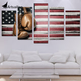 Tableau boxe, golden gloves