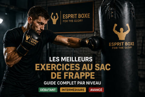 Les meilleurs exercices au sac de frappe : guide complet par niveau