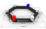 Ring gonflable hexagonal Esprit Boxe, arène à 6 côtés