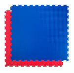 Tapis Puzzle (bleu / rouge)