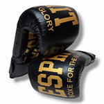 Gants de sparring Esprit Boxe (Noir et Or)