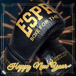 Gants de sparring Esprit Boxe (Noir et Or) - BONNE ANNEE 2025