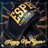 Gants de sparring Esprit Boxe (Noir et Or) - BONNE ANNEE 2025