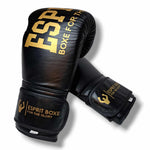 Gants de sparring Esprit Boxe (Noir et Or)