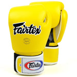 Gants de boxe FAIRTEX (jaune)