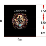 Tapis de sol pour ring de boxe, plan de personnalisation pour validation